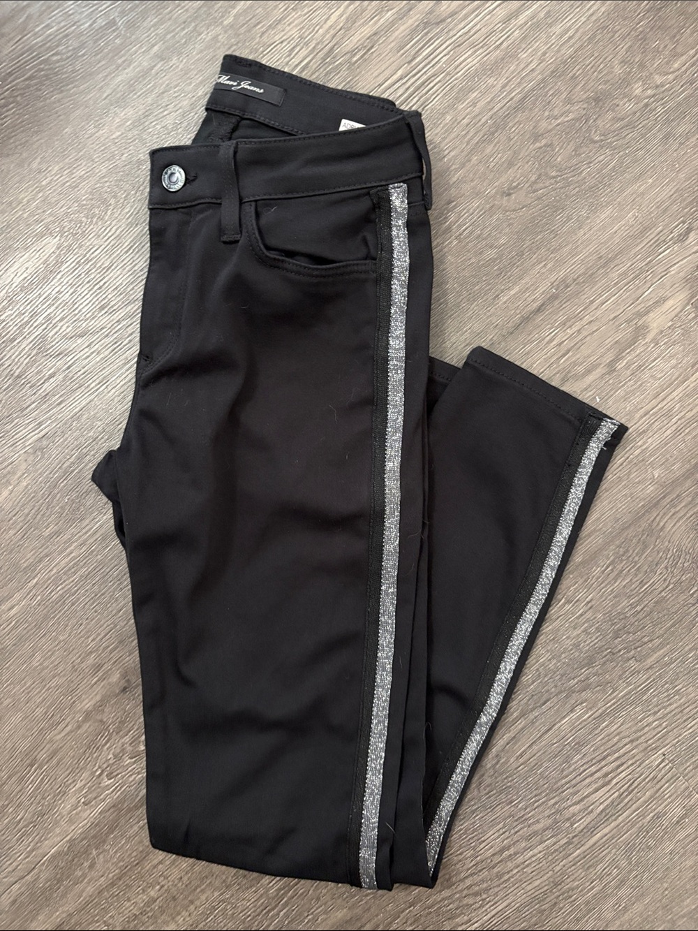 Skinny Jeans with Silver Side Stripe by Mavi